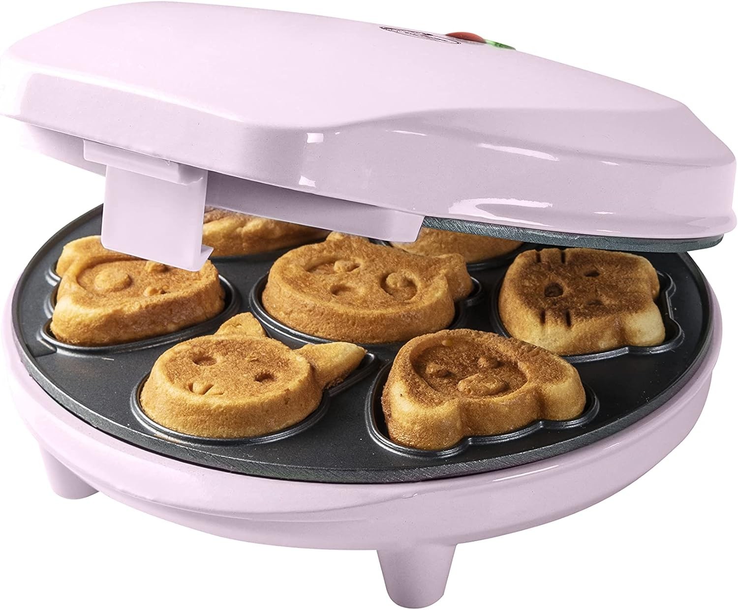 Mini Kurabiyeler için Waffle Makinesi, 700 Watt, Hayvan Motifli