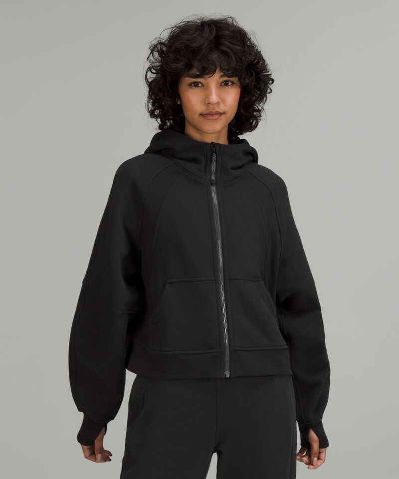  Scuba Oversized Fermuarlı Hoodie, Rahat ve Şık Üst