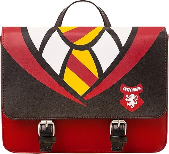 Harry Potter Kız Okul Çantası - Gryffindor Baskılı, 3 Yollu Tasarım, Sınırlı Sürüm