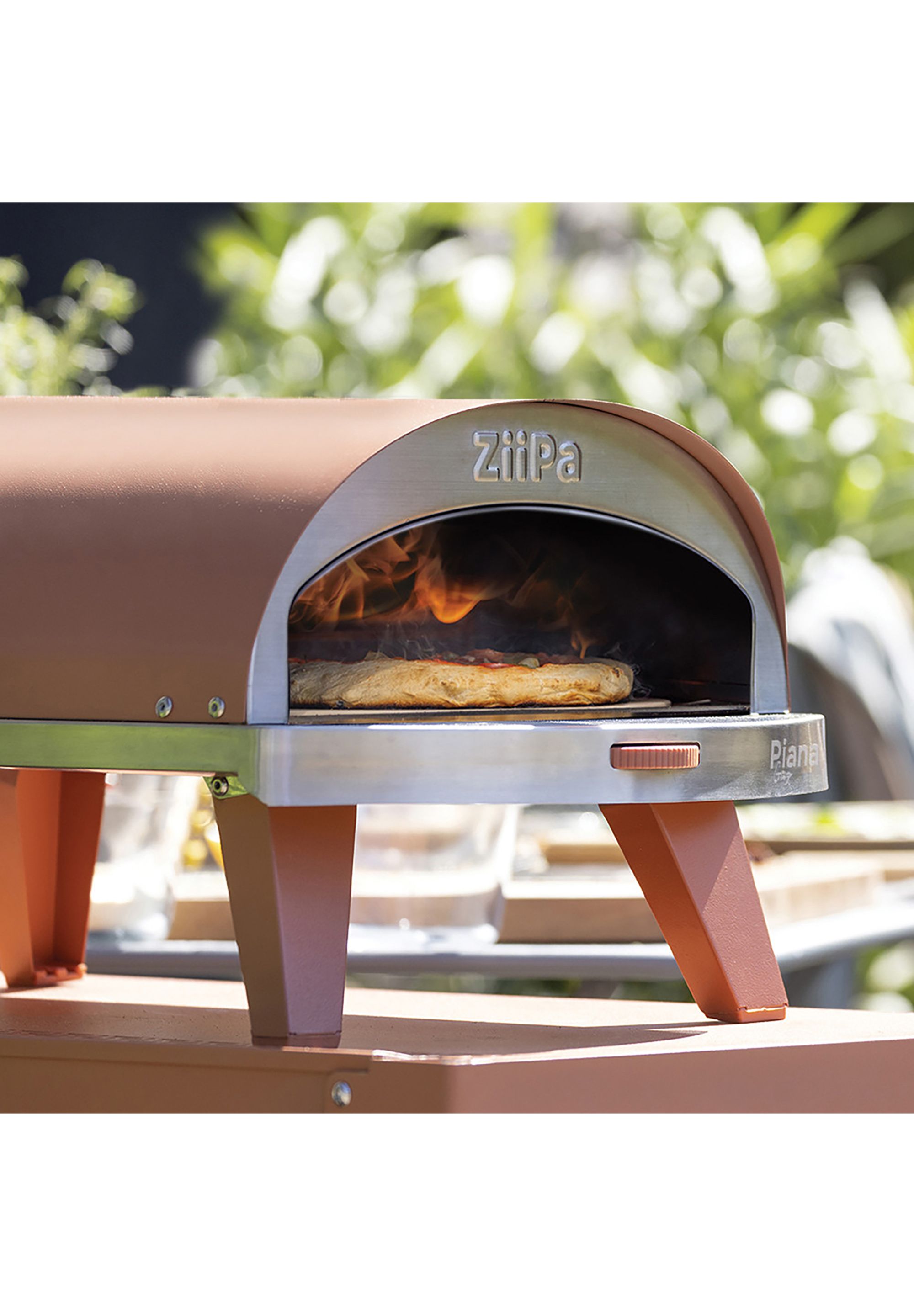 Gazlı Pizza Fırını - Kompakt, 400°C Isı, Kordierit Taş, Hızlı ve Kolay Pişirme