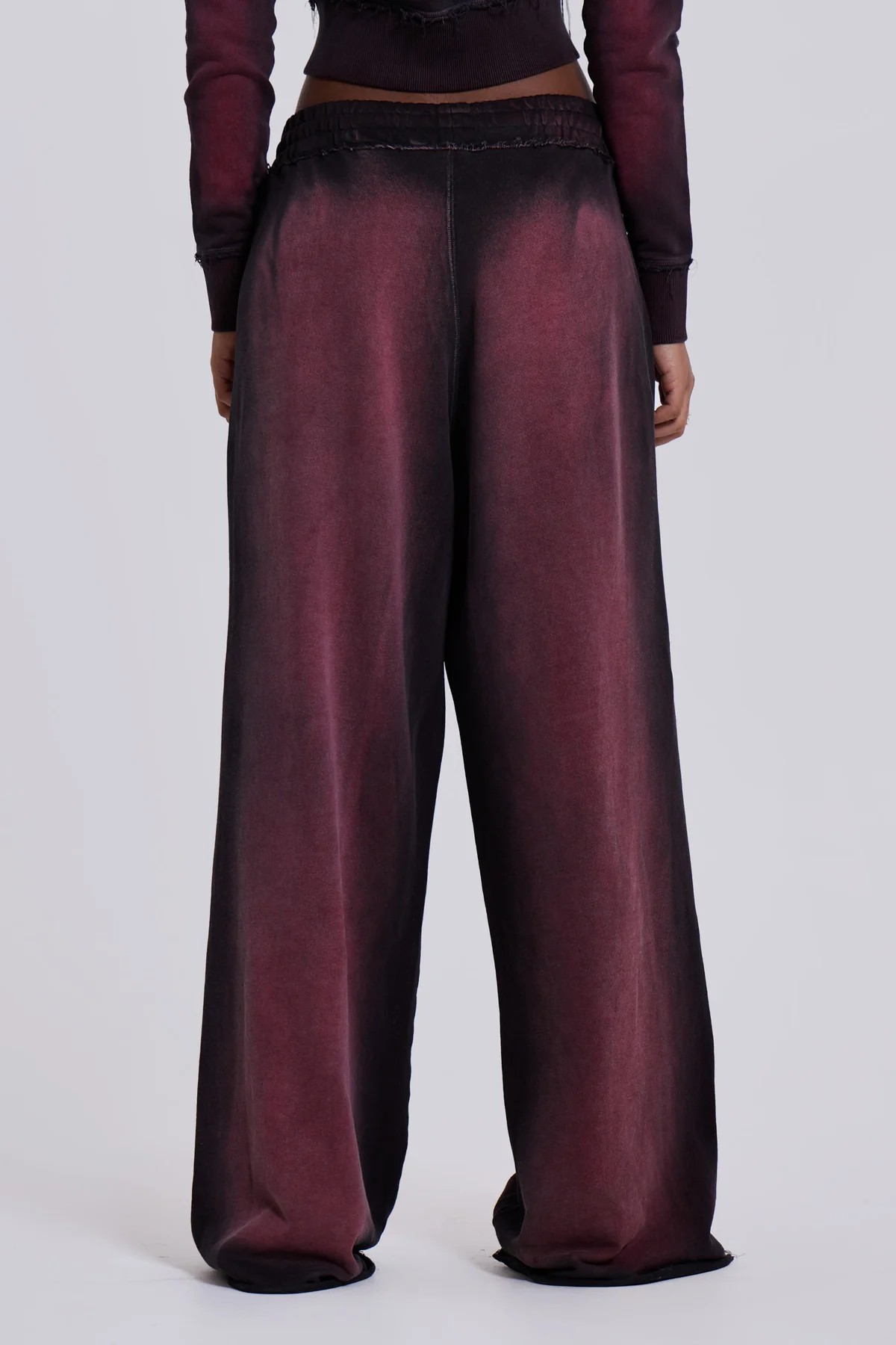 Deep Red Fade Monster Jogger