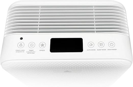 Akıllı Hava Temizleyici EVAP-43W - 5 Katmanlı TRUE HEPA Filtre, Dijital Sensör, Gece Modu