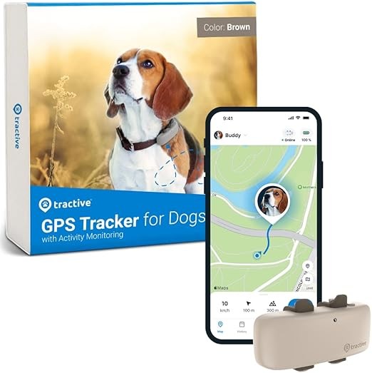 GPS İzleyici ve Sağlık Takip Cihazı Köpekler İçin Su Geçirmez, Kaçış ve Sağlık Uyarıları