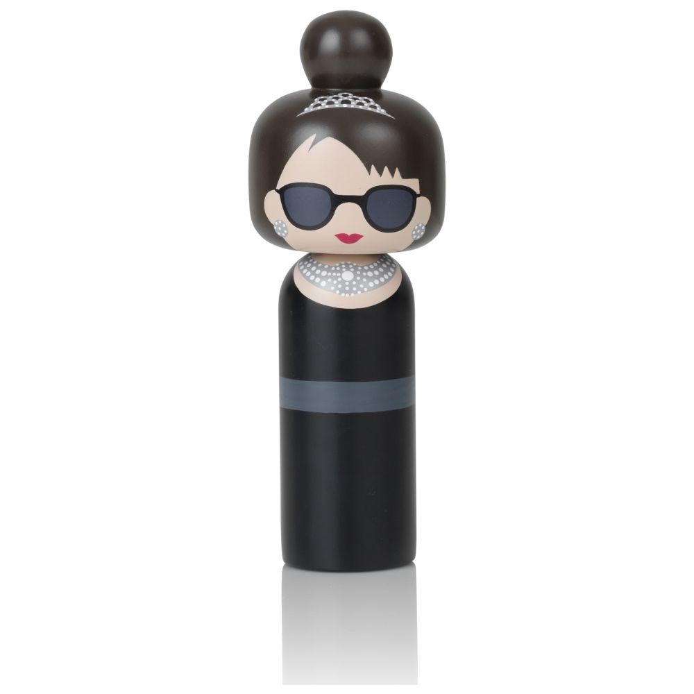 Kokeshi Bebekleri - Audrey - Schima Superba - 16,5 cm