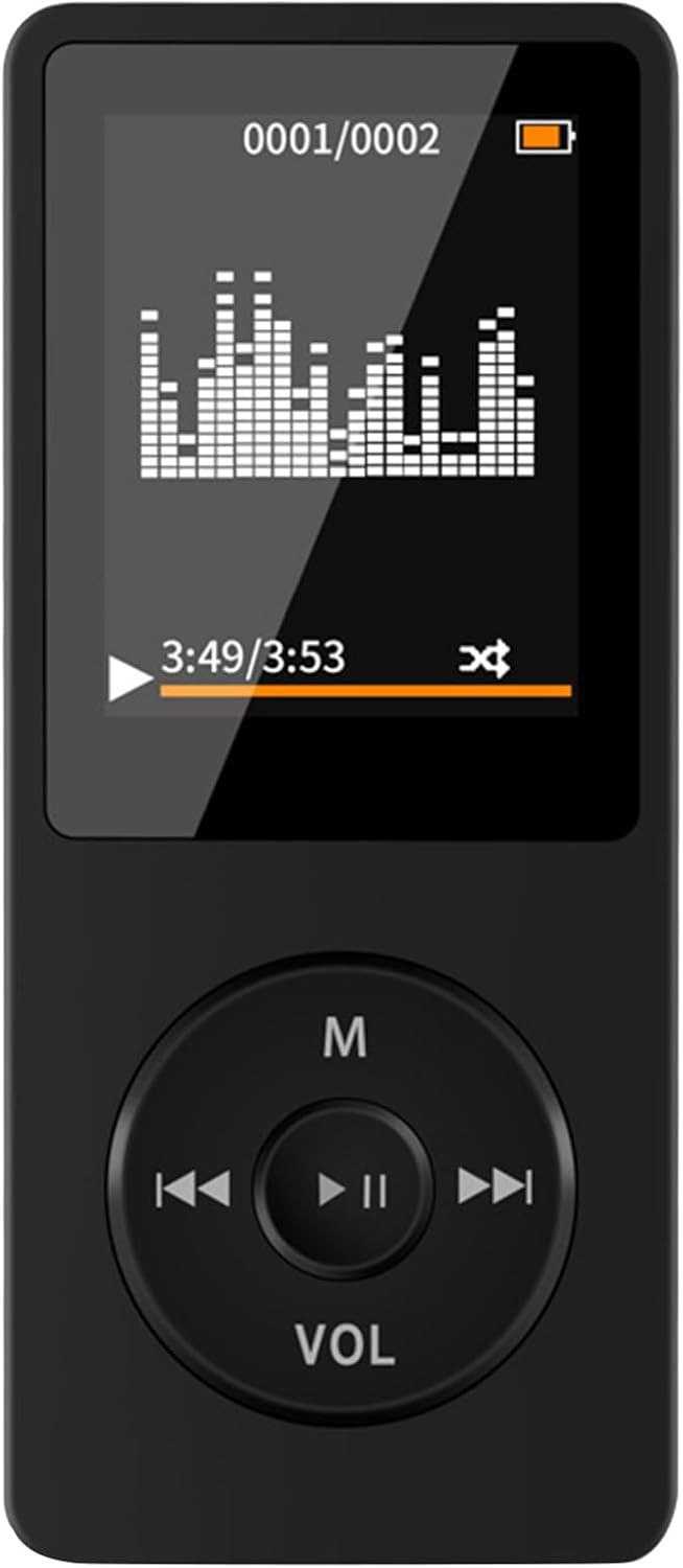 Bluetooth'lu MP4 Çalar - Taşınabilir MP3 MP4 Müzik Oynatıcı, Koşu ve Yürüyüş İçin İdeal