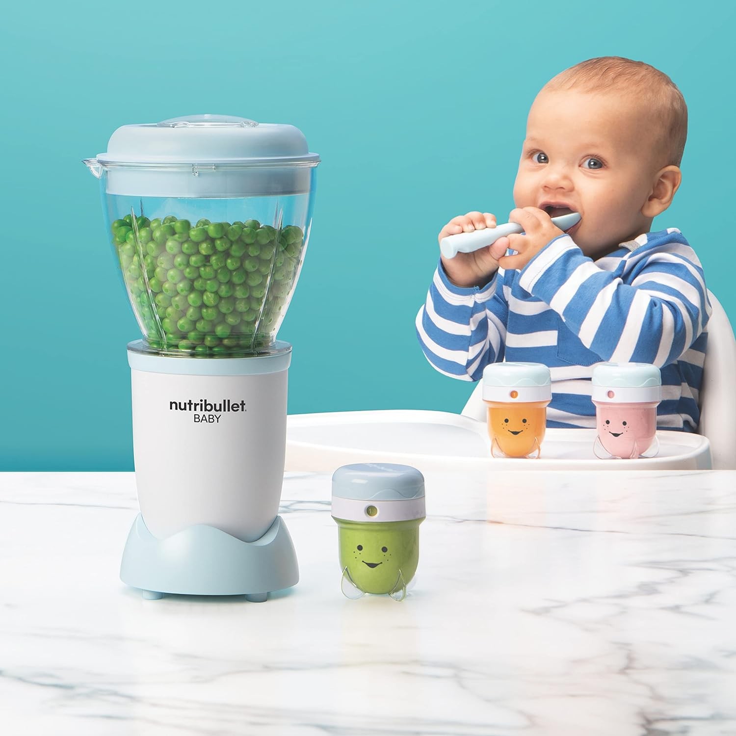 Baby Blender 1412 - Tarih İşaretleyicili Bebek Mama Yapıcı, Beyaz