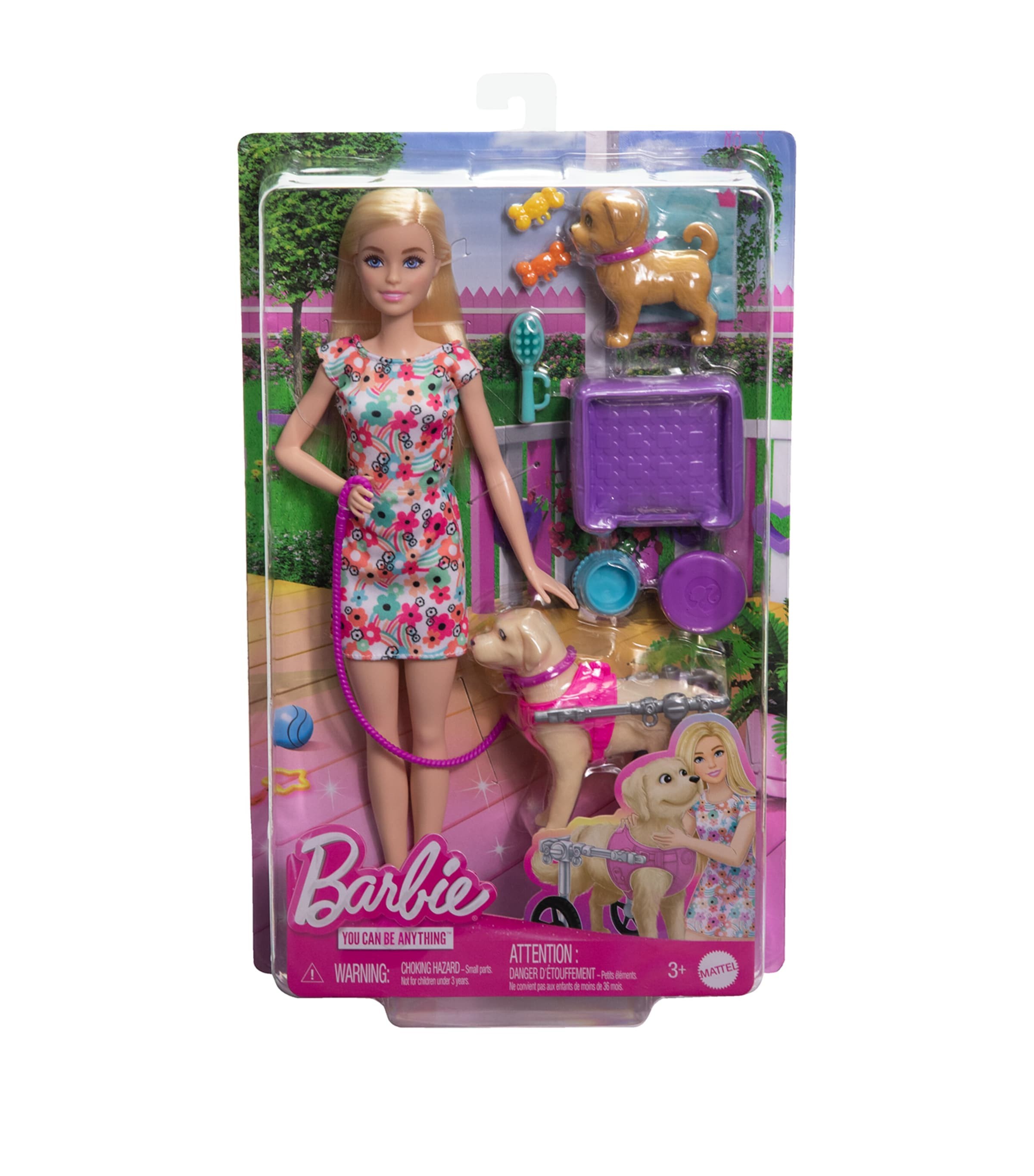 Yürüyüş ve Tekerlek Seti , Barbie'nin Köpek Yürüyüşüne Katılın!