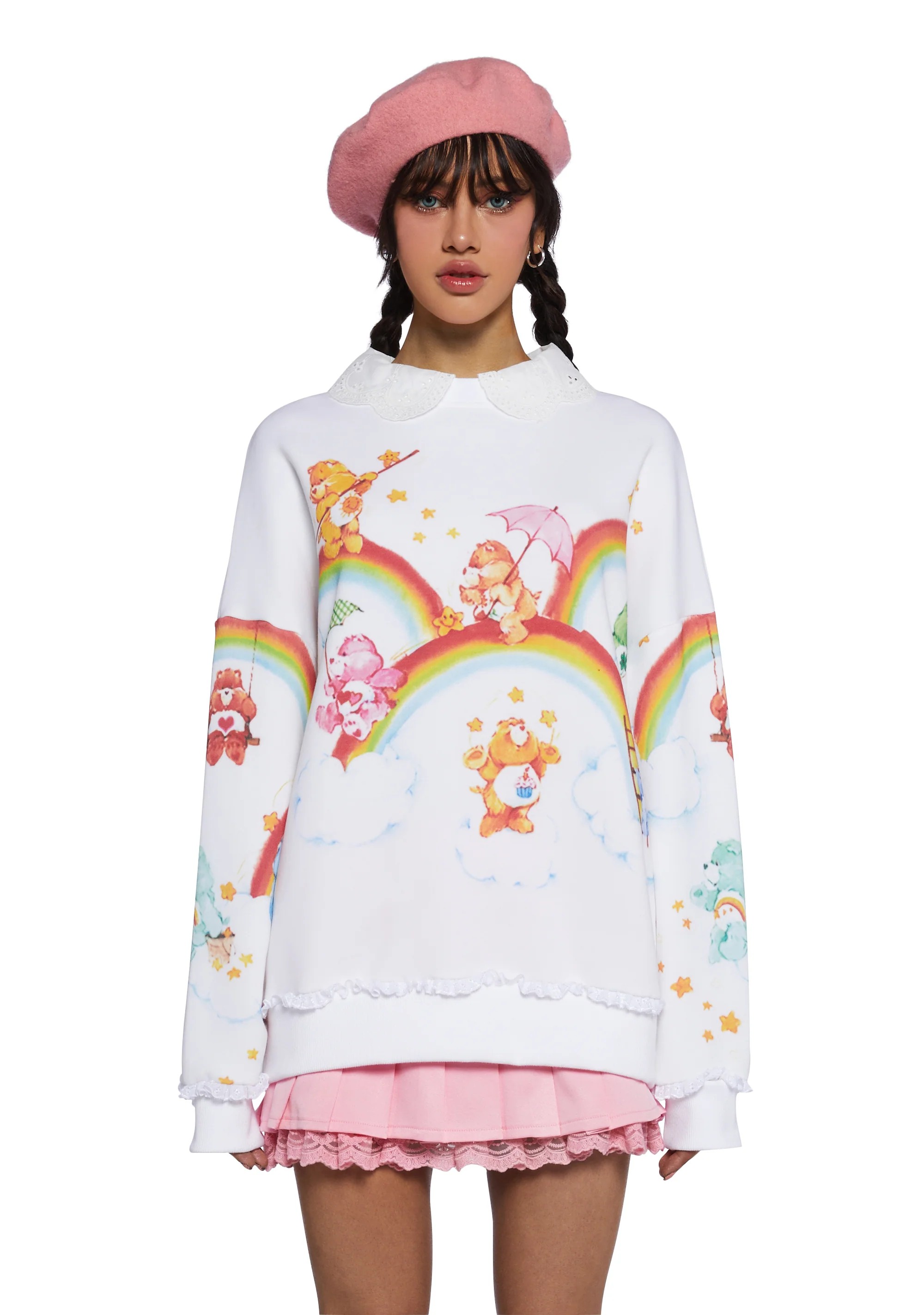 Dreamy Days On A Cloud Collard Sweatshirt