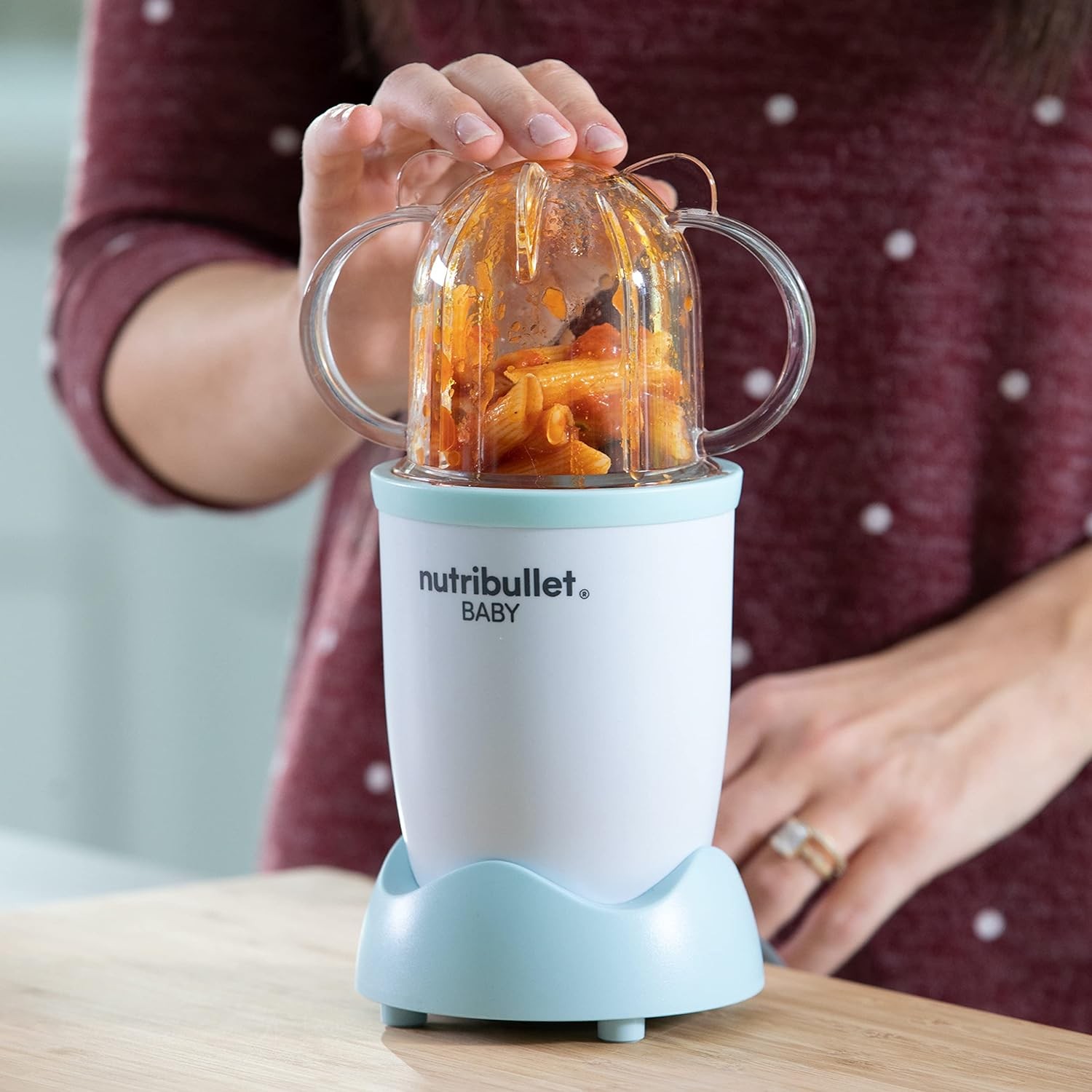 Baby Blender 1412 - Tarih İşaretleyicili Bebek Mama Yapıcı, Beyaz