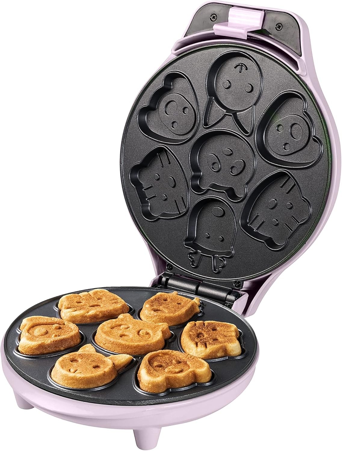 Mini Kurabiyeler için Waffle Makinesi, 700 Watt, Hayvan Motifli