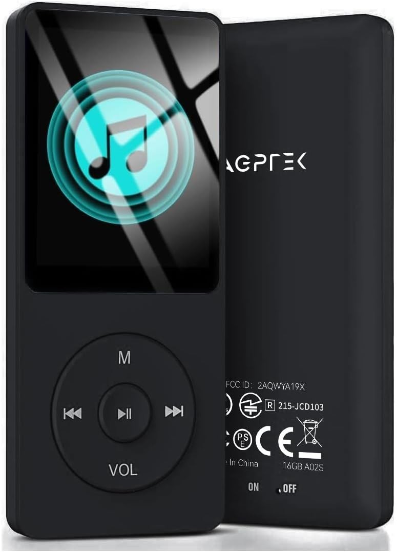 A02 MP3 Kayıpsız Ses Müzik Çalar - 16GB Dahili, 70 Saat Oynatma Süresi