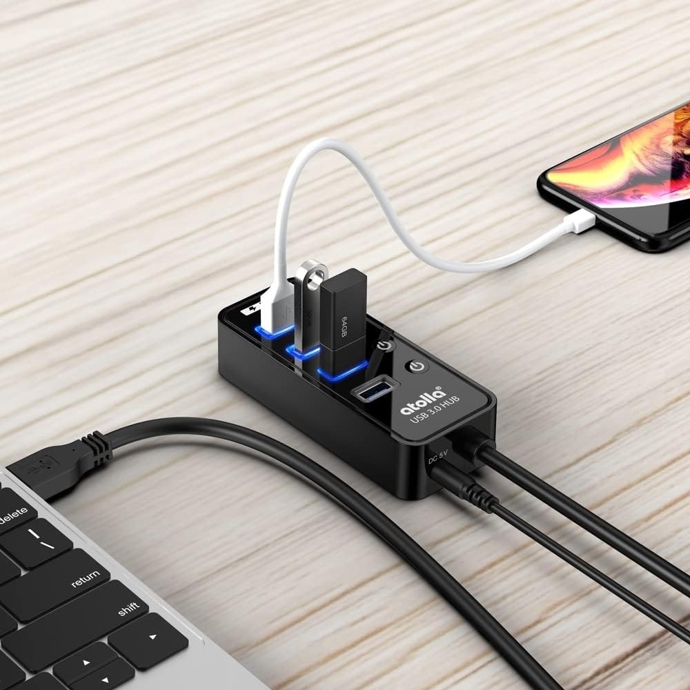 USB 3.0 Hub 4 Portlu, 5Gbps Hızında Veri Aktarımı