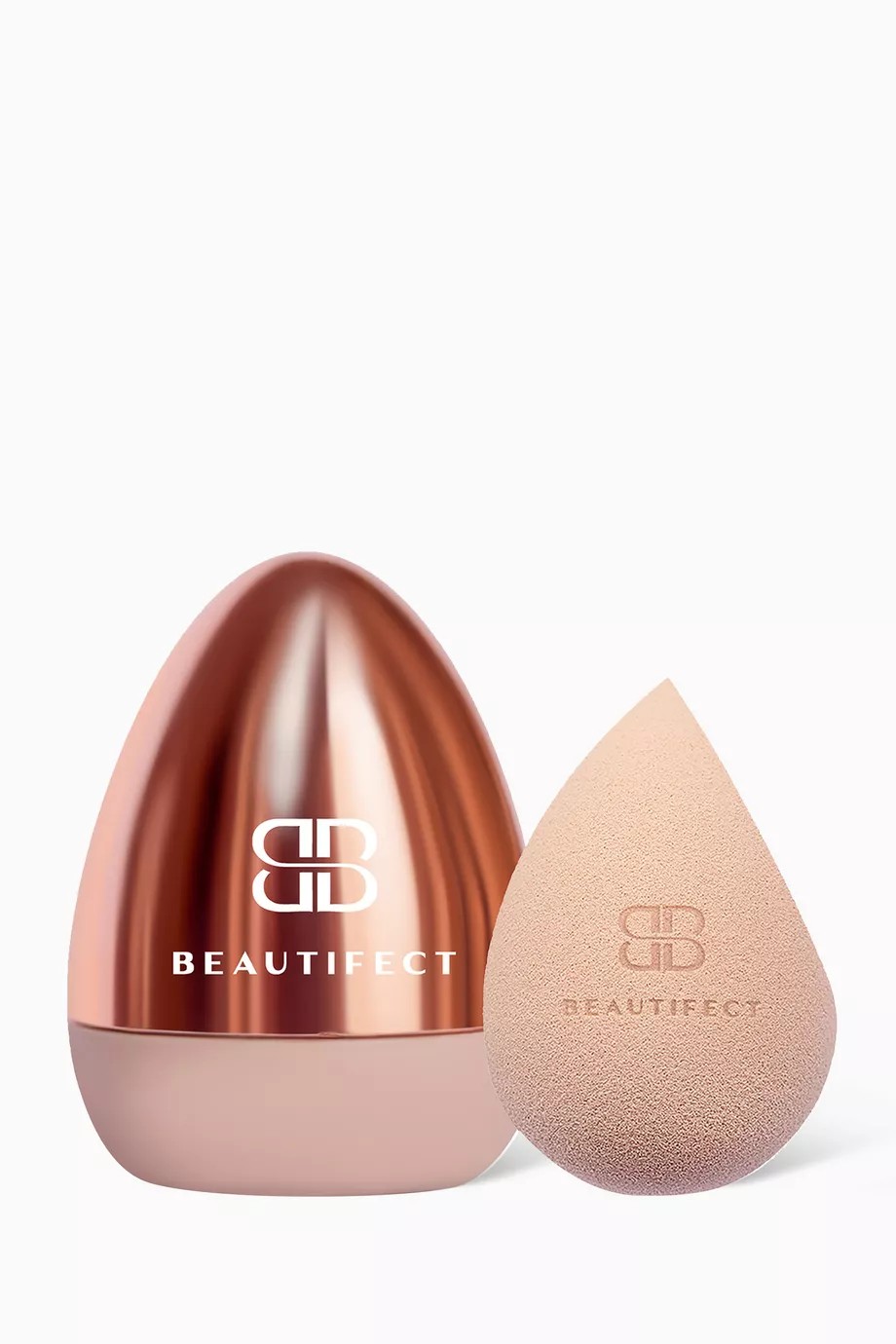 Beautyblender Pod Gül Altın Tonlarında Hafif ve Kompakt Kapsüllü