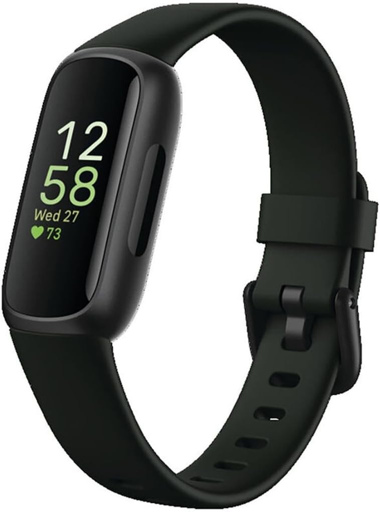 Fitbit Inspire 3 Fitness Takip Cihazı – Midnight Zen, Uzun Pil Ömrü