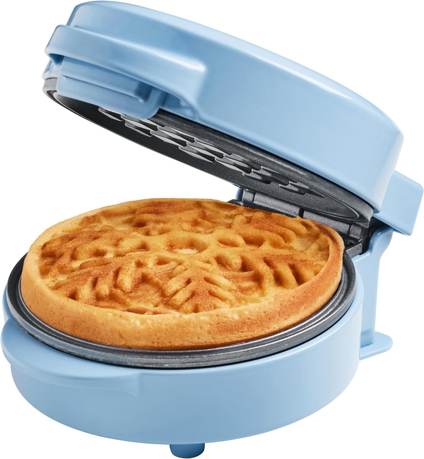 Desenli Mini Waffle Makinesi, 550 Watt, Yapışmaz Kaplama