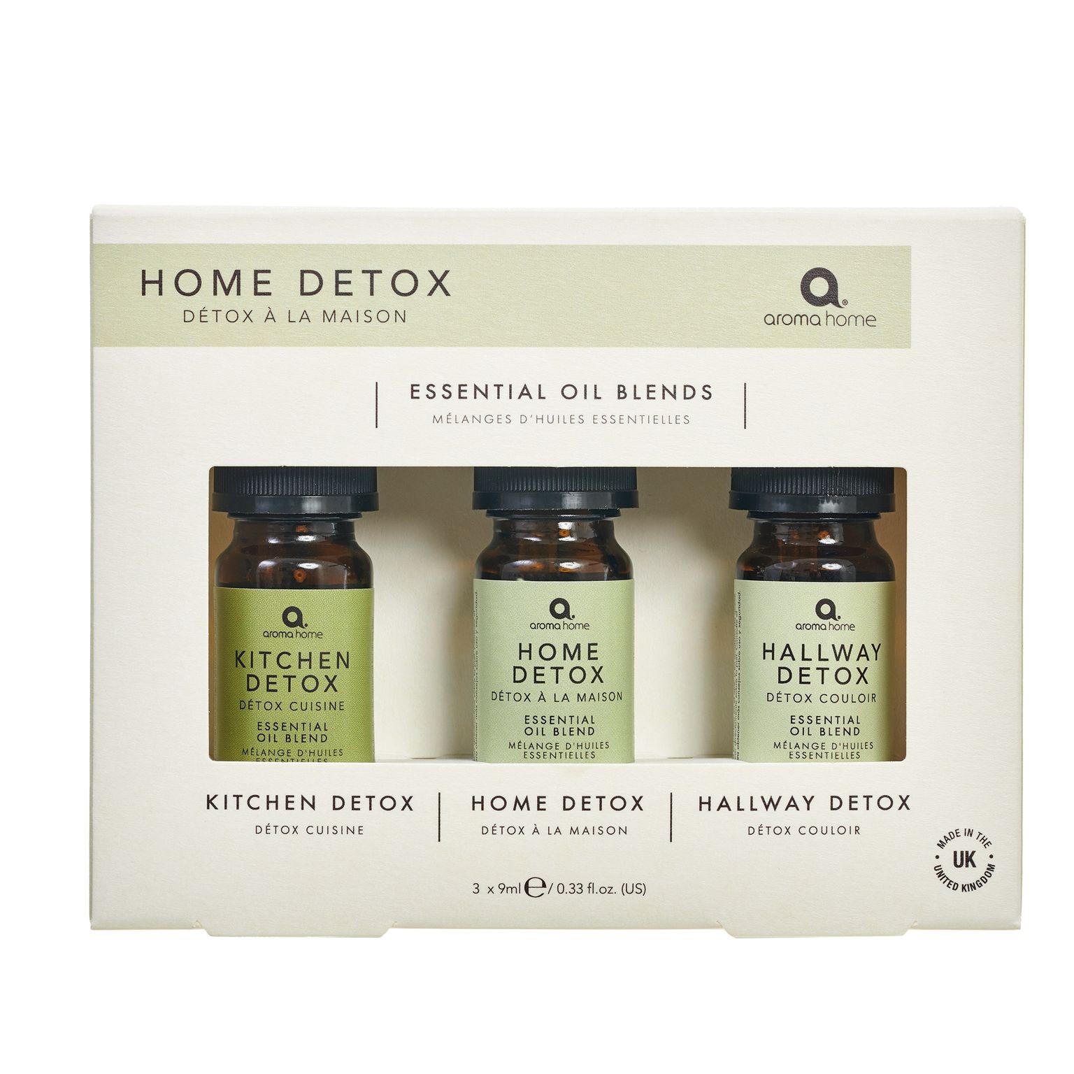  Home Detox Esansiyel Yağ Karışımları Seti (3 x 9ml) - Evinizi Temizleyin ve Tazeleyin