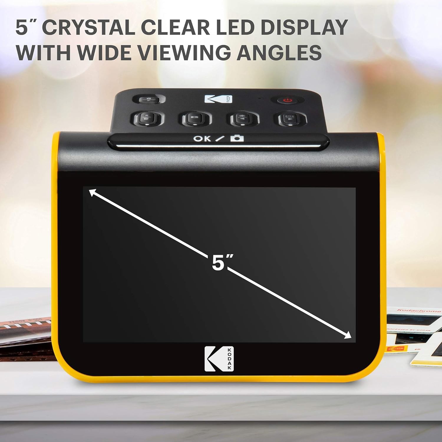 Dijital Film Tarayıcı, 5” LCD Ekranlı ve 22MP Çözünürlüklü