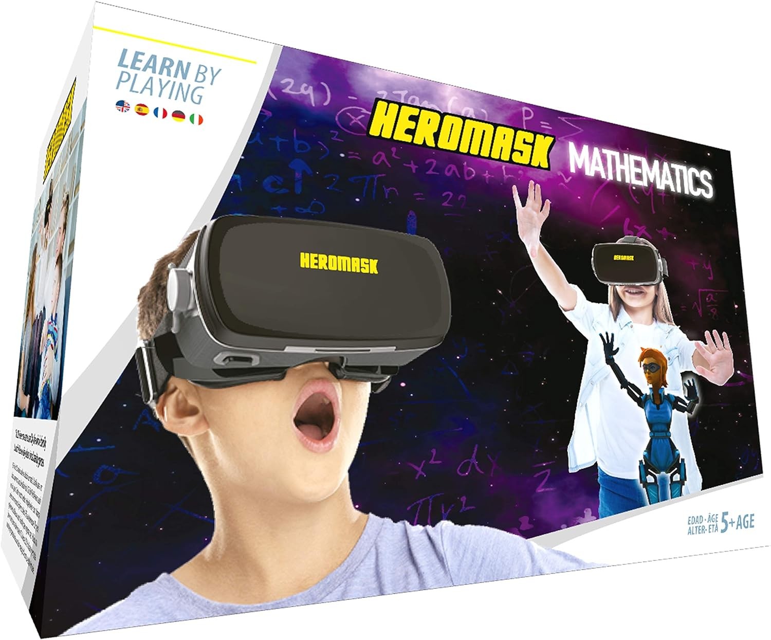 VR Başlık + Matematik Oyunları - Eğitici Sanal Gerçeklik Oyunları 5-12 Yaş Arası Çocuklar İçin