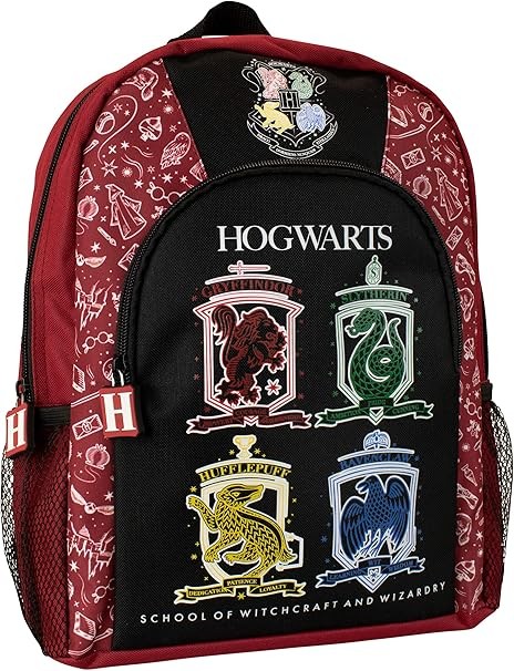 Harry Potter Erkek Çocuk Sırt Çantası, Gryffindor, Slytherin, Hufflepuff, Ravenclaw