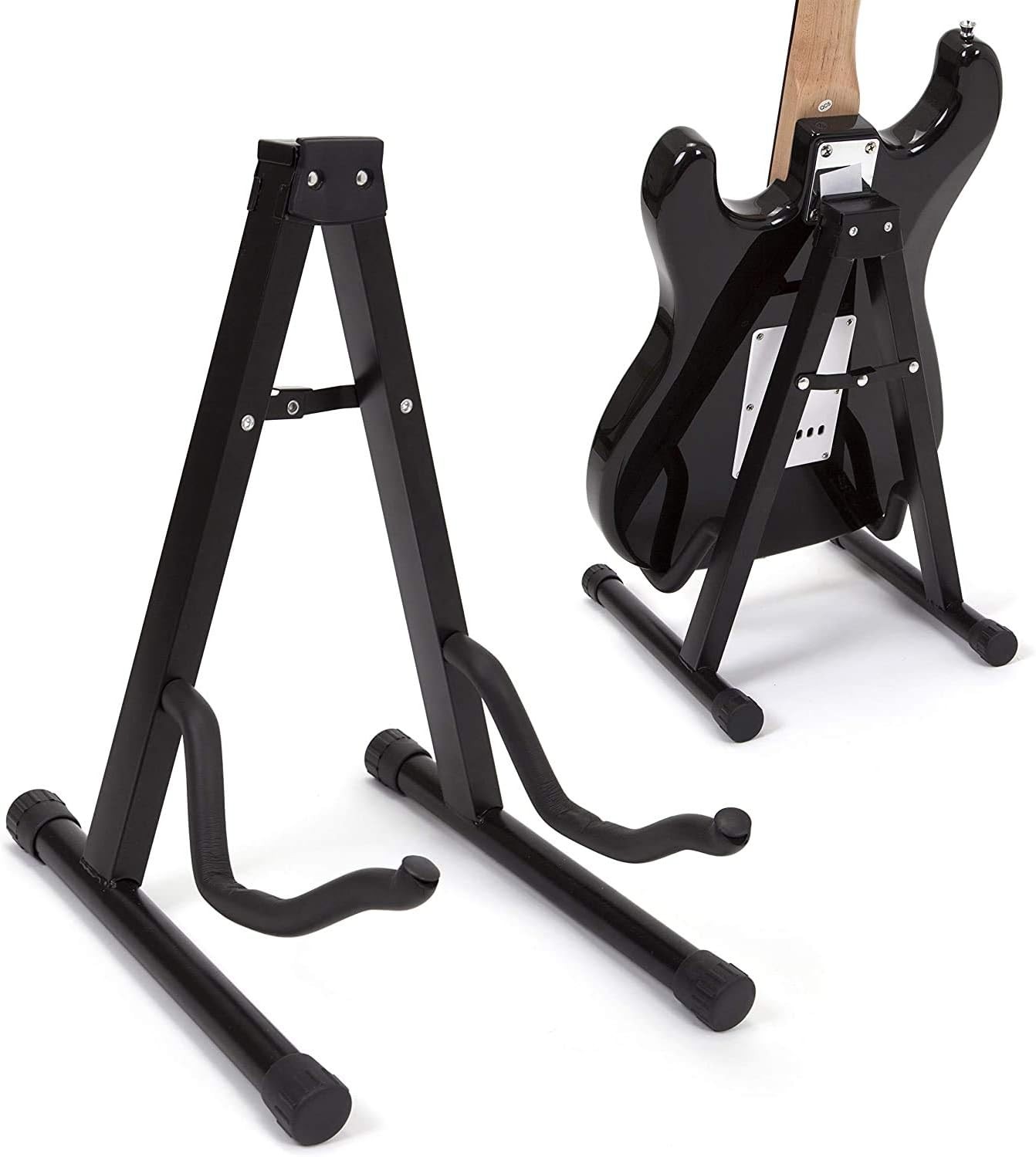 RJGS01 Evrensel Taşınabilir A-Çerçeve Gitar Standı, Akustik, Elektrik ve Bas Gitarlar İçin