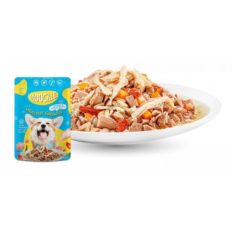 Yavruk Köpek Maması Tavuk Etli Kızartma - Sağlıklı Büyüme 12 x 85g