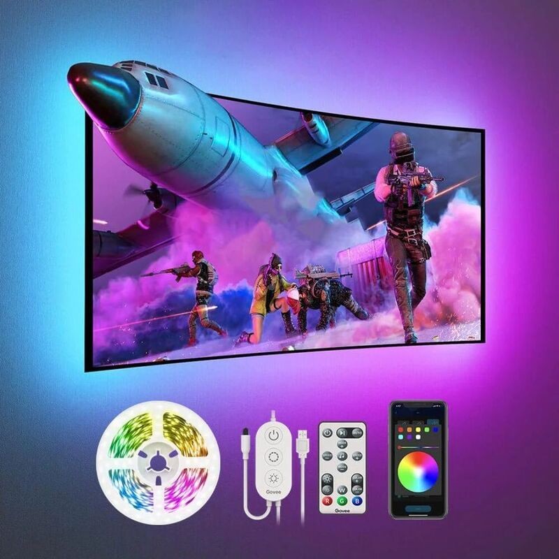 RGB Bluetooth LED Arka Aydınlatma 46-60 inç TV'ler için