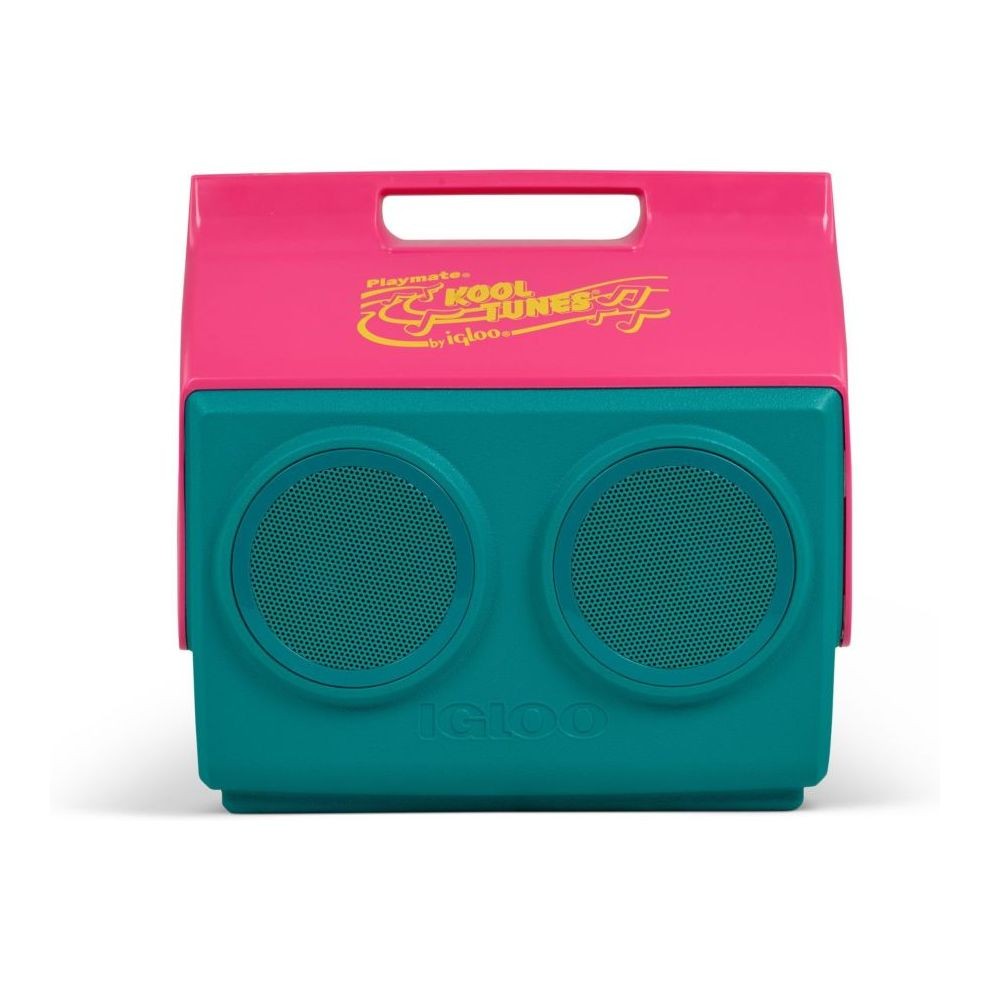 Kool Tunes Retro Bluetooth Boombox Soğutucu, 14 Qt, IP56 Suya Dayanıklı - Yeşil