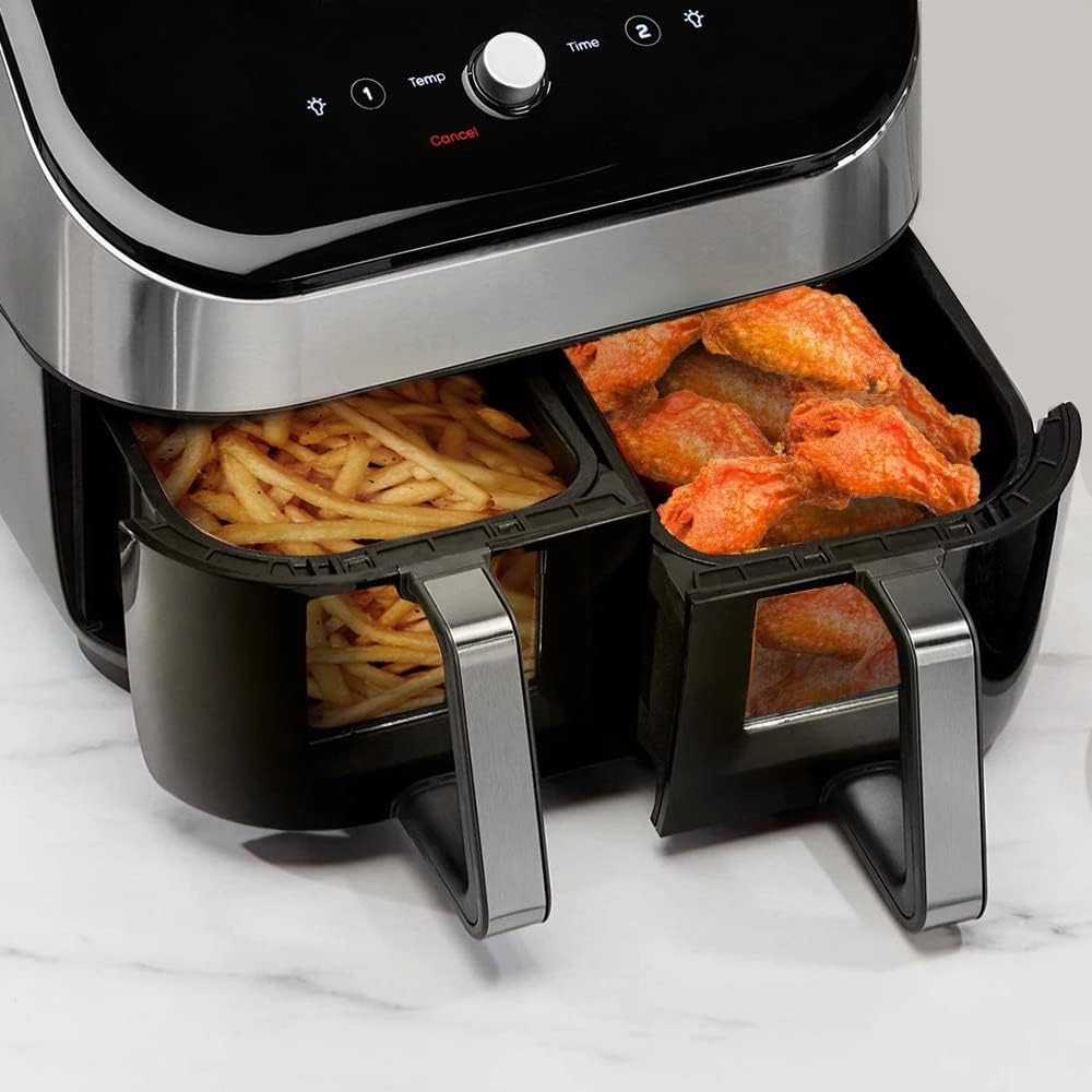 Vortex Plus Dual Air Fryer, 7.6L, 8'i 1 arada Akıllı Programlar