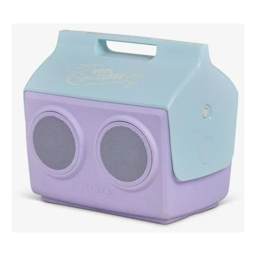 Kool Tunes Retro Bluetooth Boombox Soğutucu, 14 Qt, IP56 Suya Dayanıklı - lila