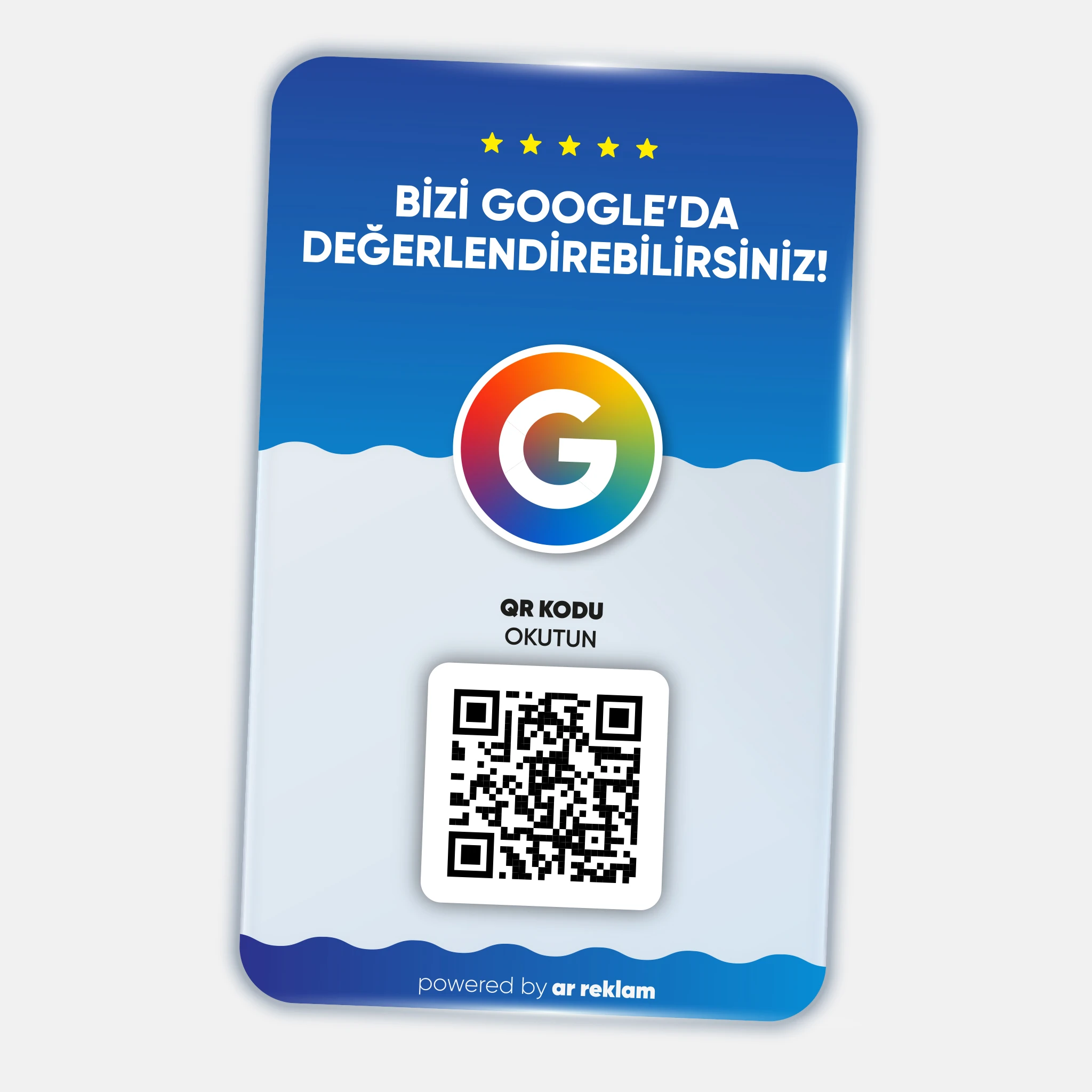 Google Yorum Arttıran Kart