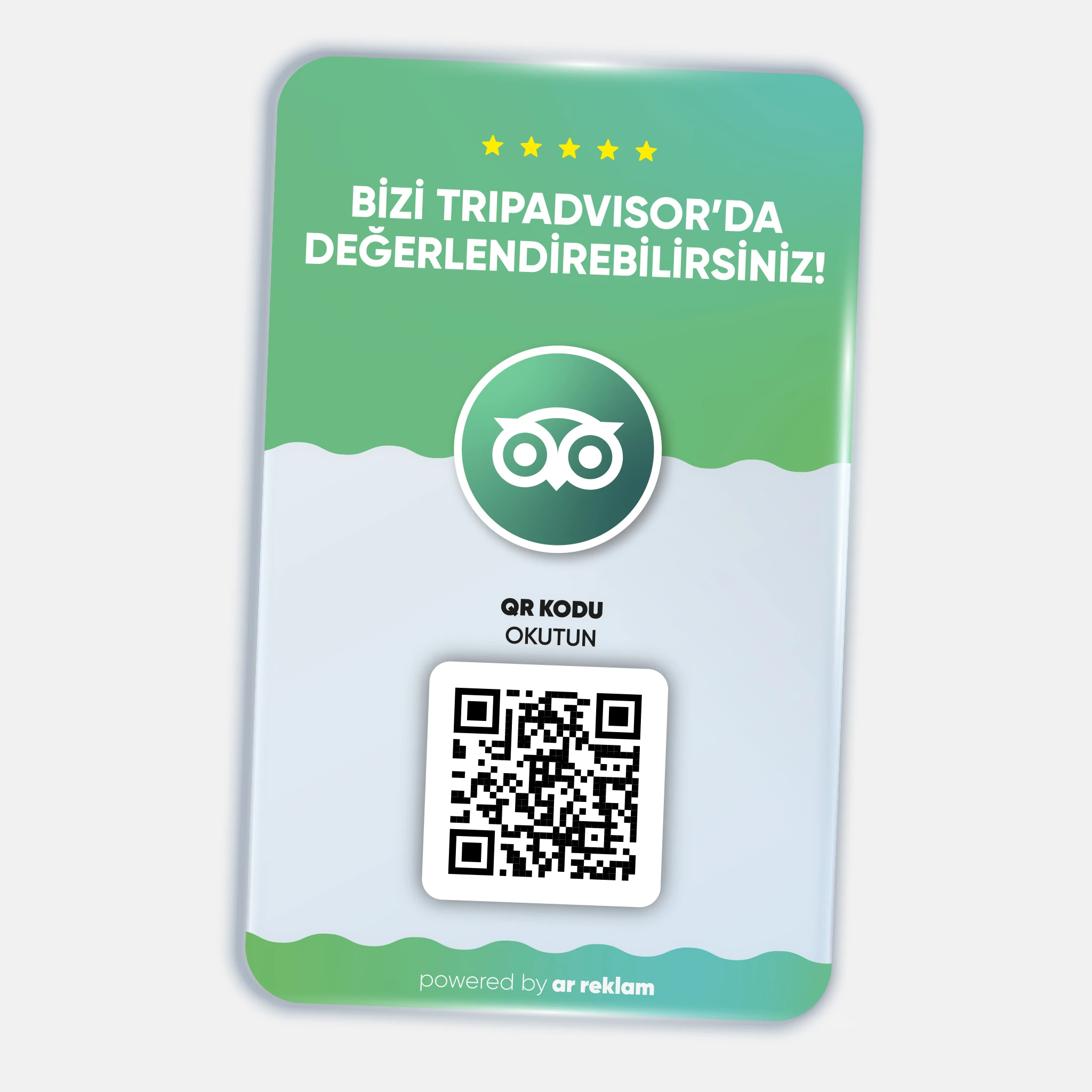 Tripadvisor Yorumu Arttıran Kart