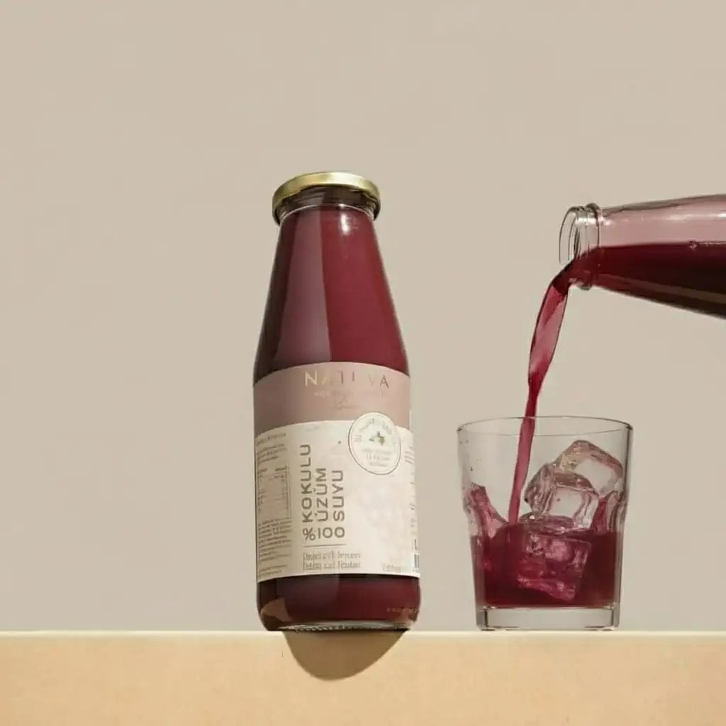 %100 Kokulu Üzüm Suyu 720 ML