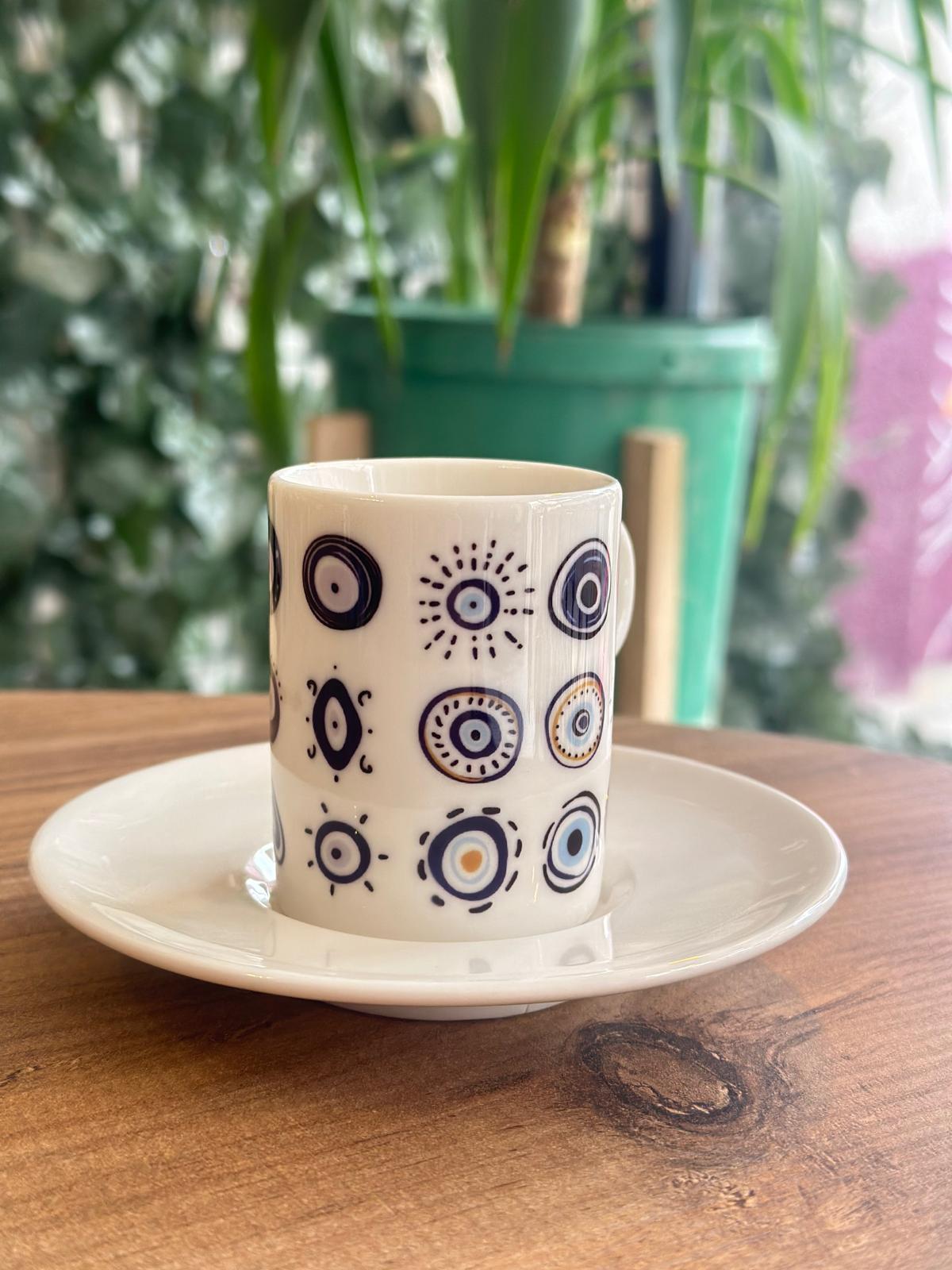 Nazar Boncuklu Fincan