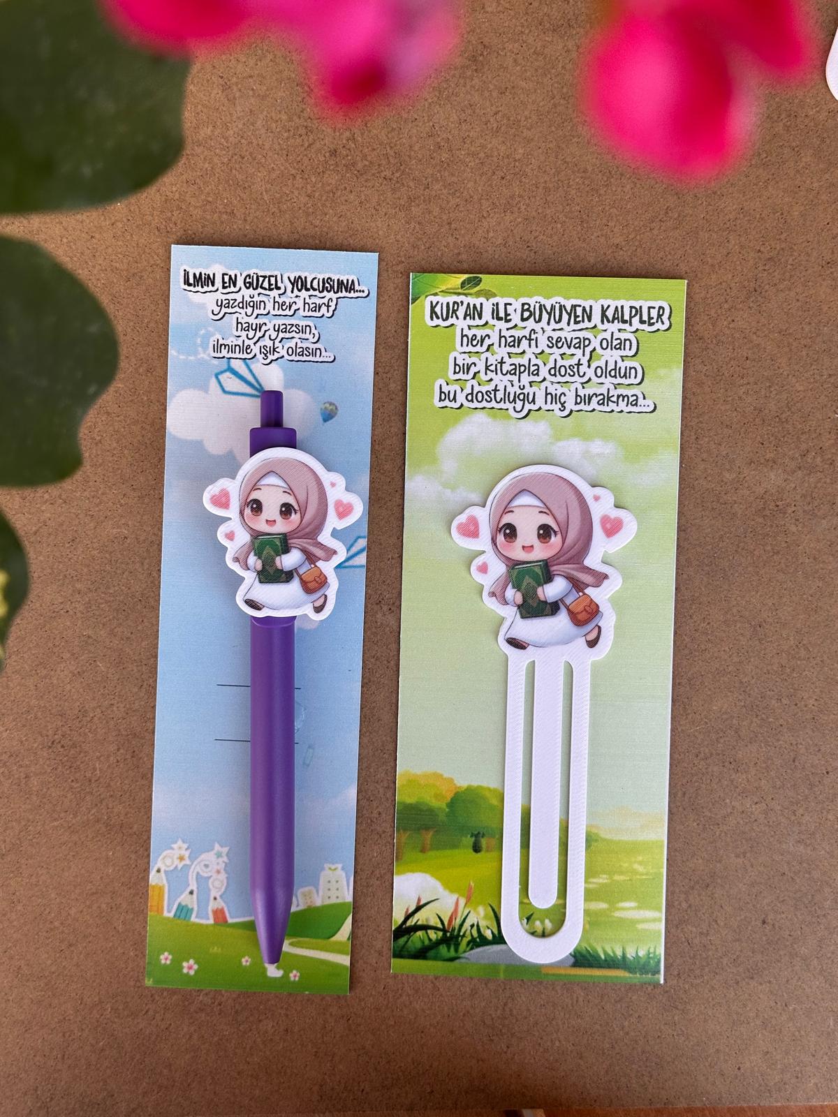 Dini, Kur'an, Hafız temalı Figürlü Kalem 5