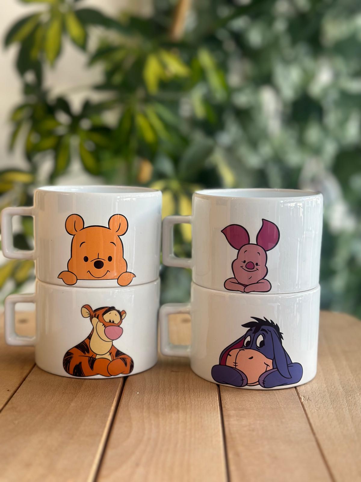 Winnie The Pooh 4'lü Set Kupa