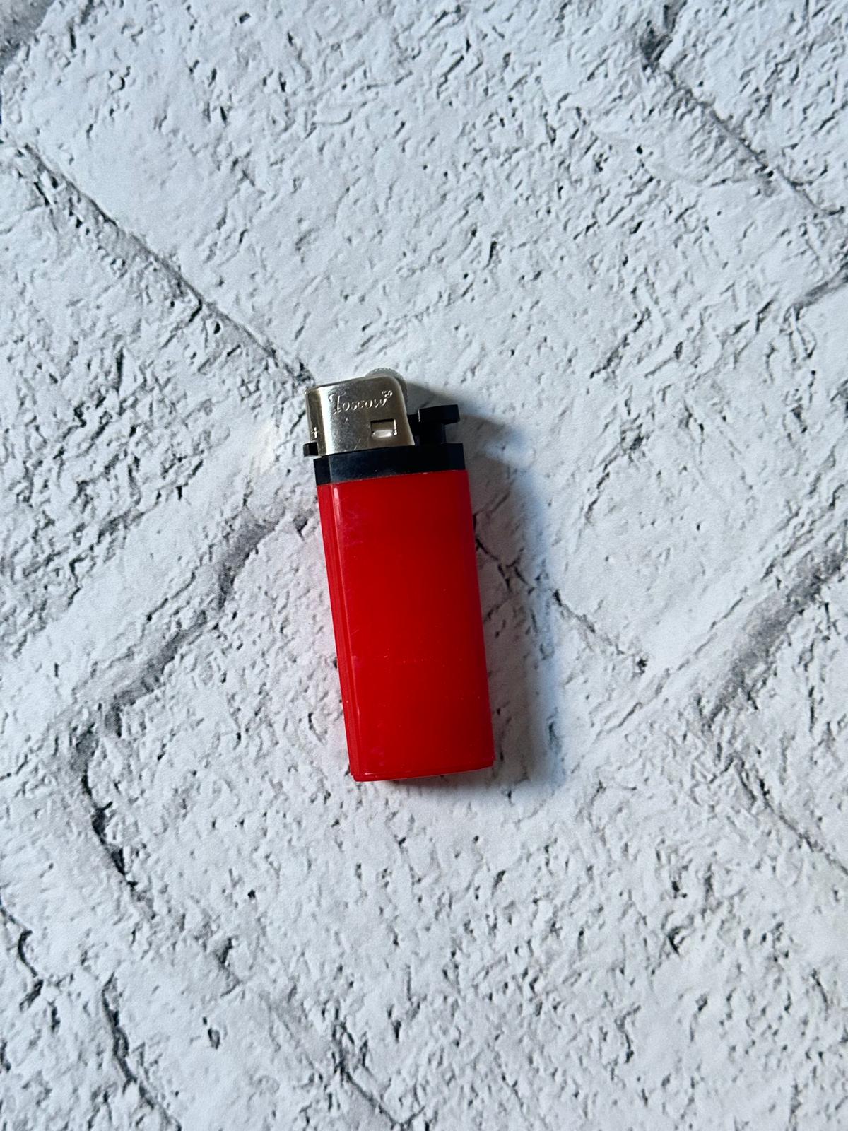 Kırmızı Kısa Taşlı Çakmak