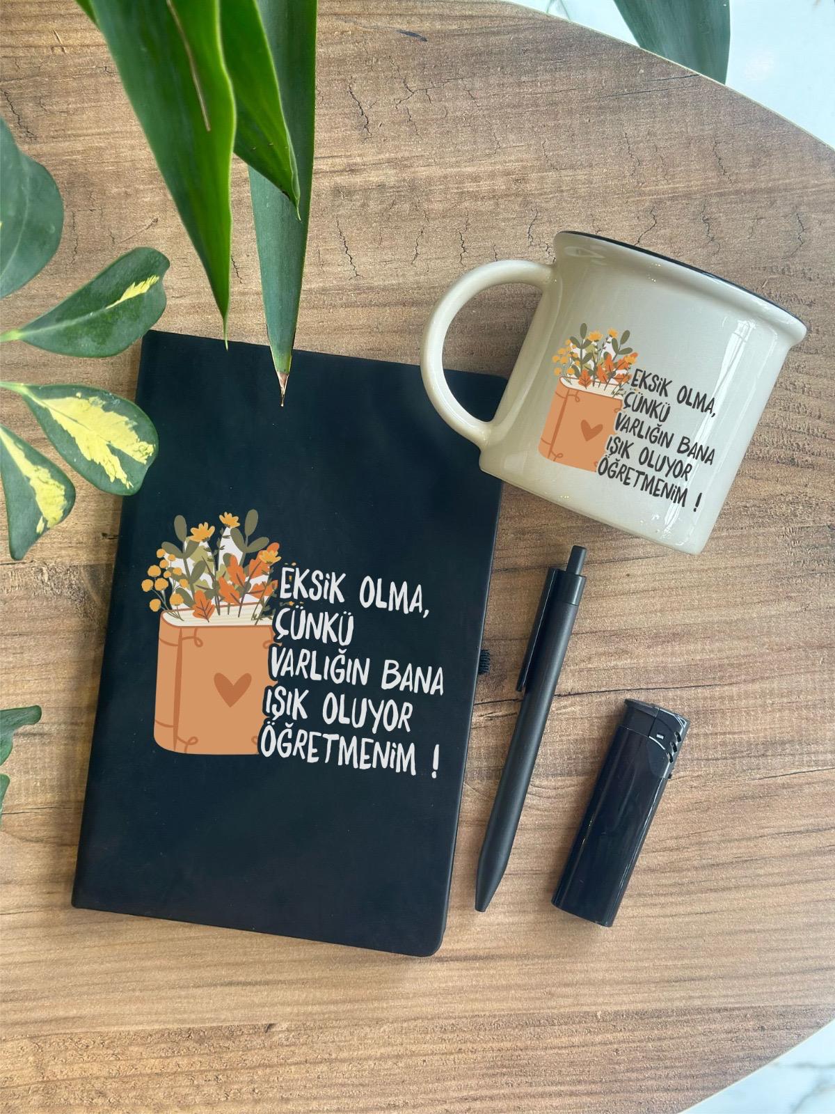 Eksik Olma Öğretmenim Ajanda Lüks Set