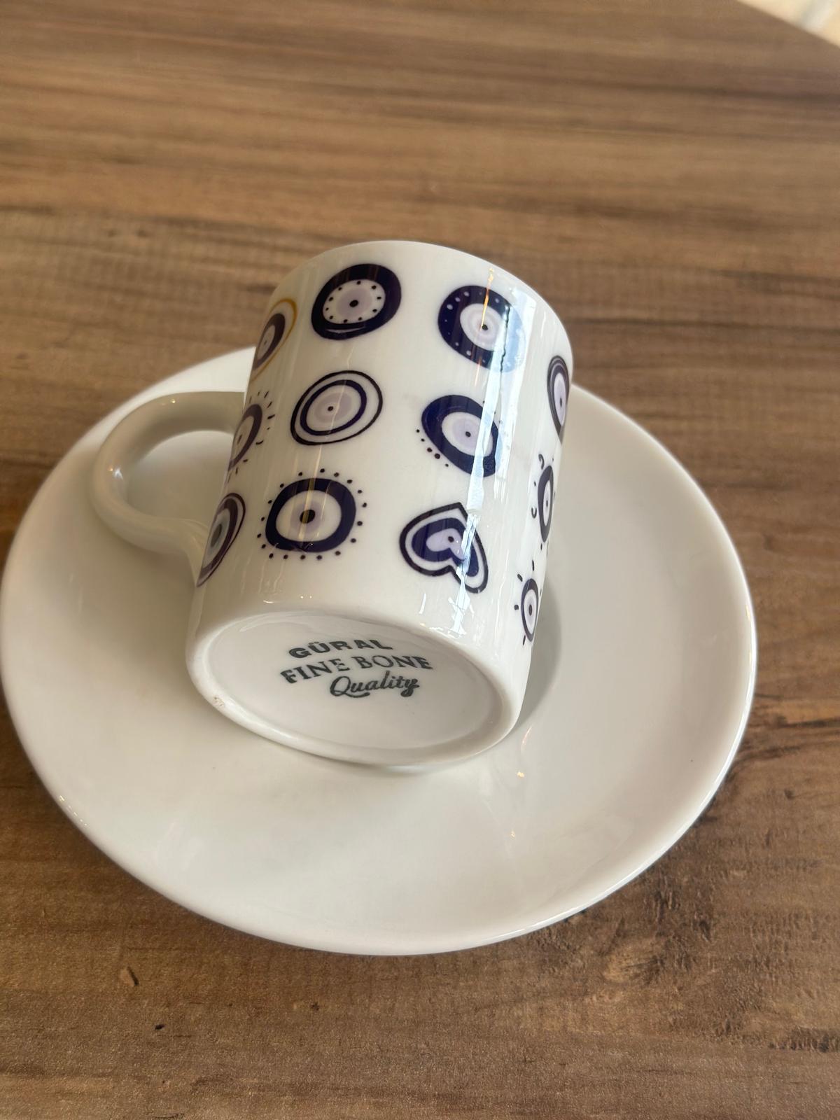 Nazar Boncuklu Fincan