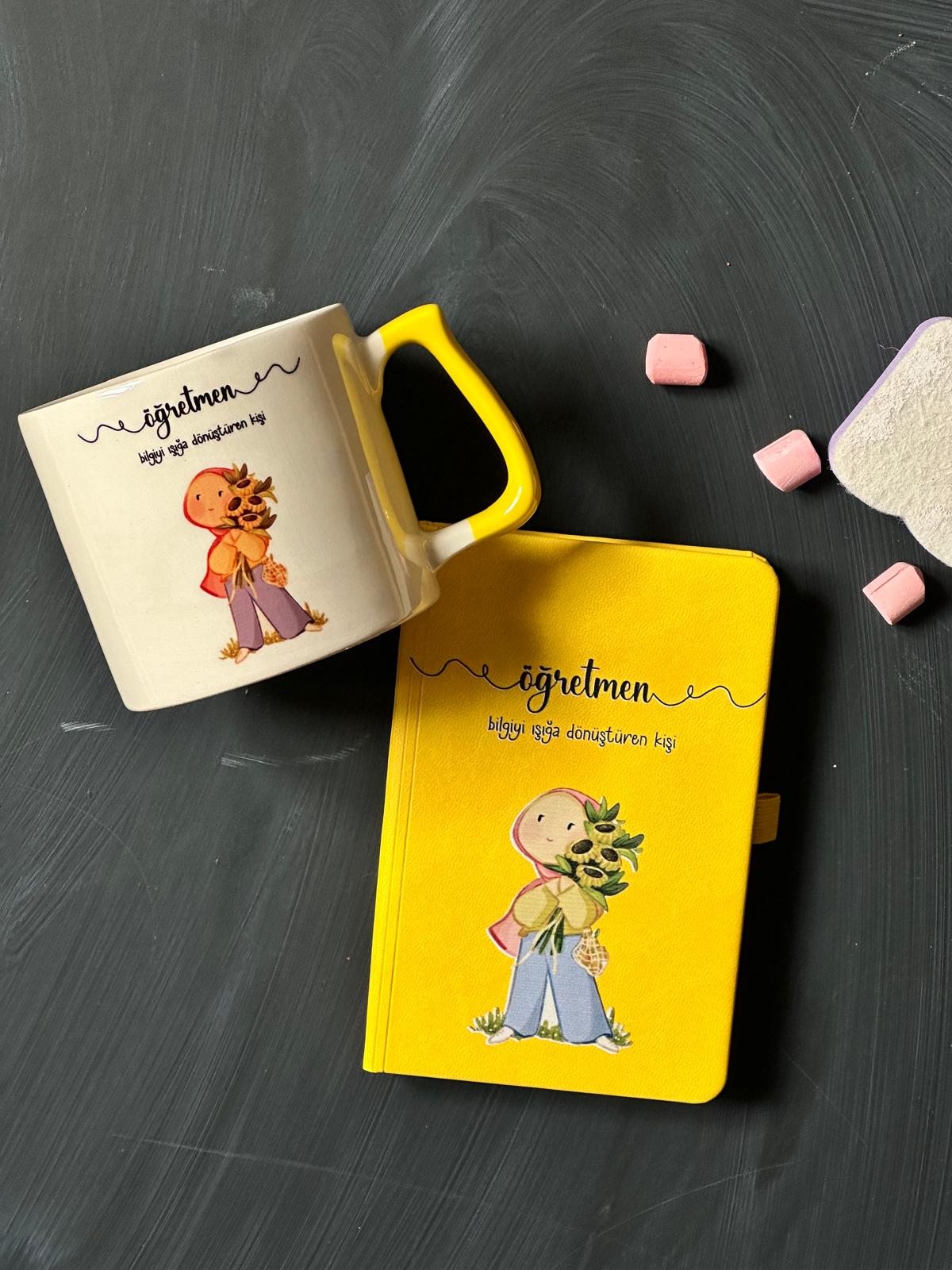 Öğretmenler Günü Özel Ajanda Kupa Set 2
