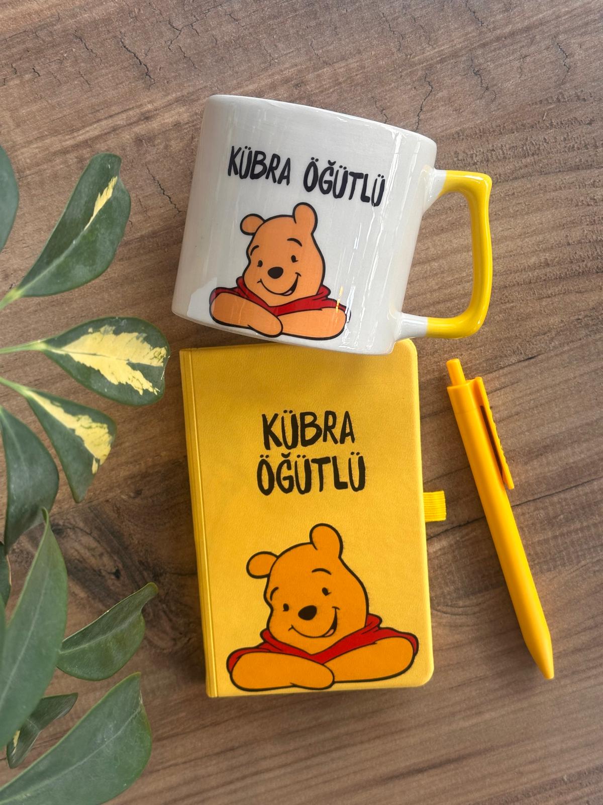 Winnie The Pooh Kupalı Ajanda Set ( Pooh)