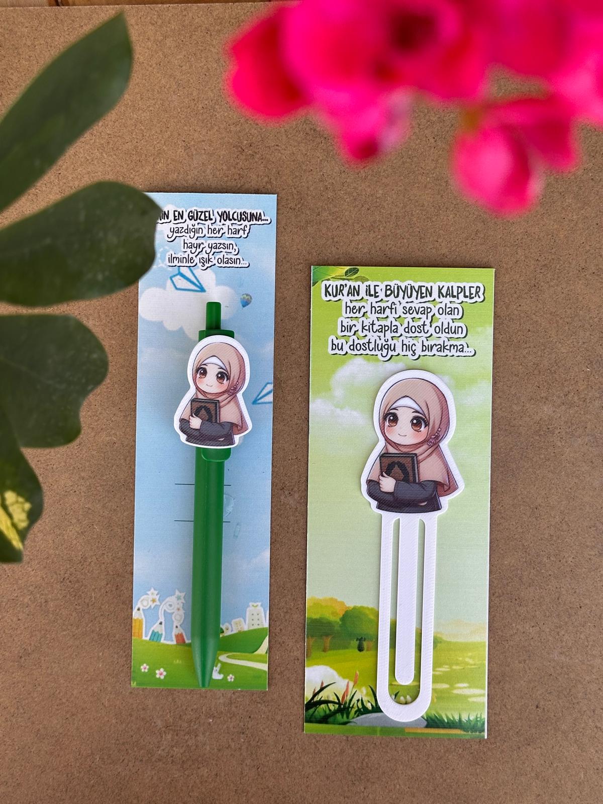 Dini, Kur'an, Hafız temalı Figürlü Kalem 2