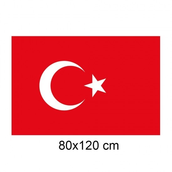 Türk Bayrağı Alpaka (80x120 cm)