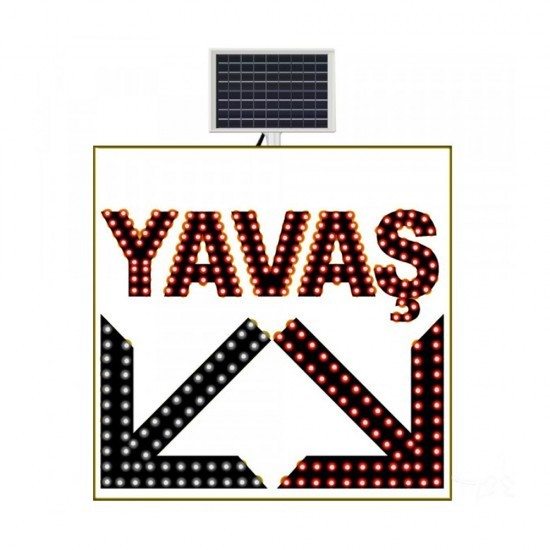 Yavaş Çift Yönlü Ok 60x60 CM