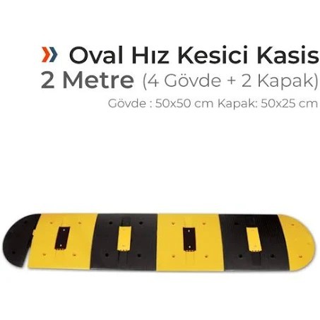 Oval Yol Kasis Seti 50x50 cm (2 Metre)