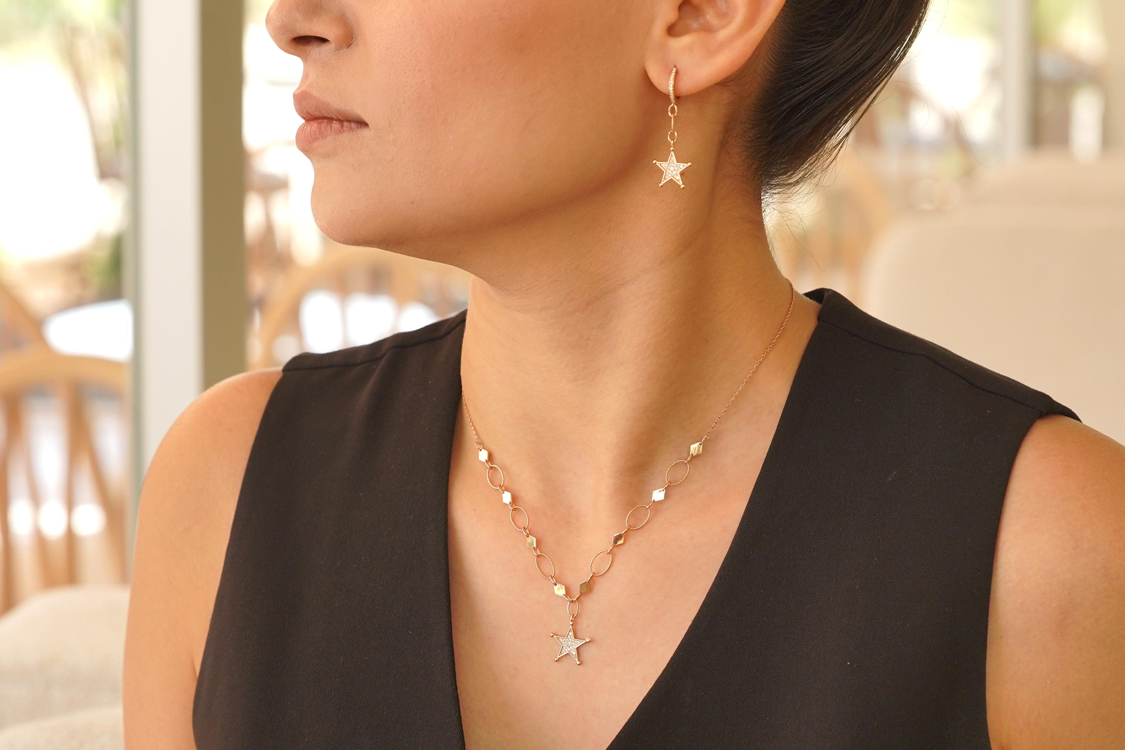 0.43 Karat Pırlanta Yıldız Set