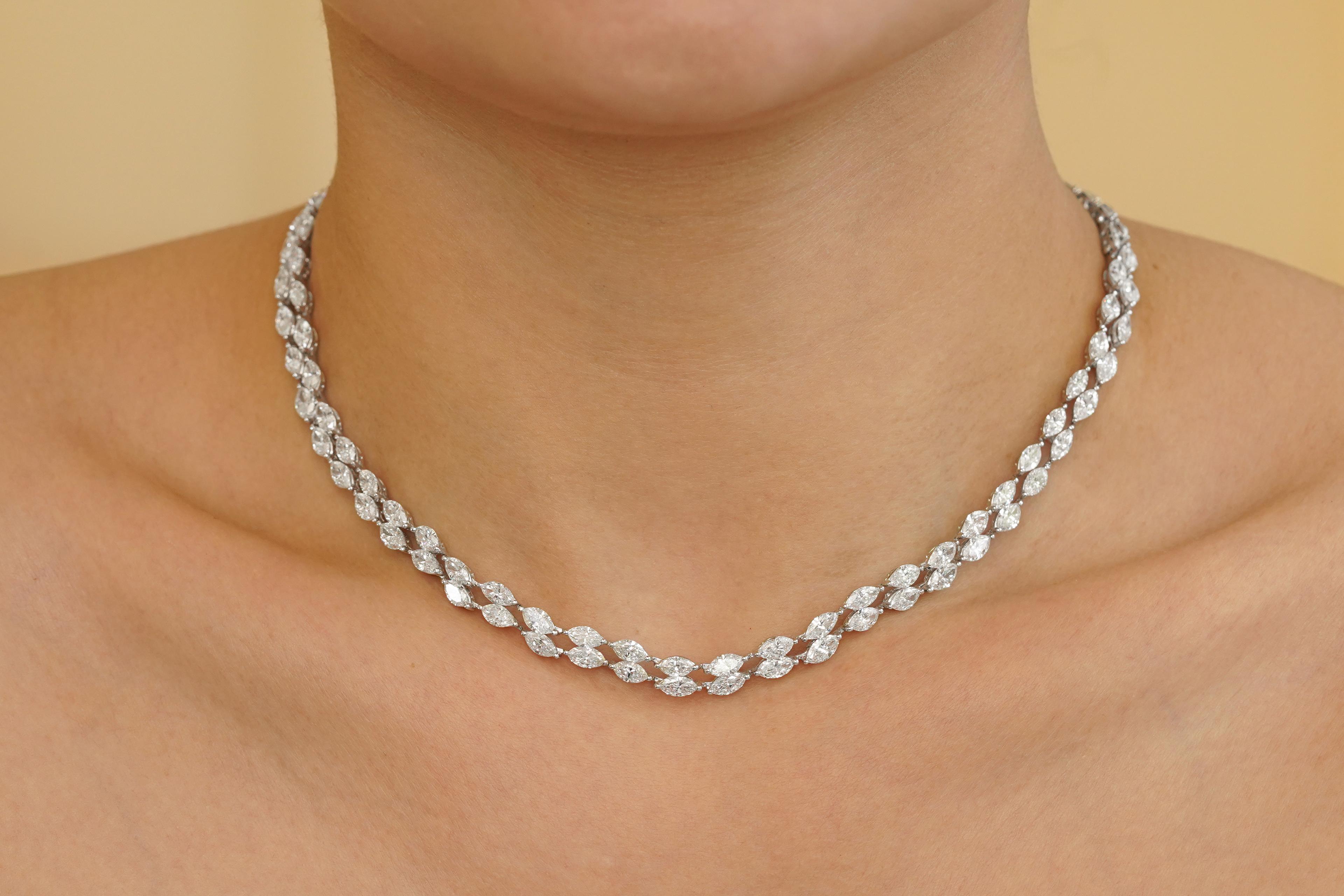 14.92 Karat Pırlanta Gerdanlık