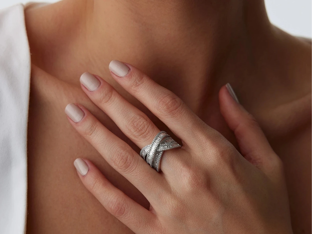 2,23 Karat Baget Pırlanta Yüzük