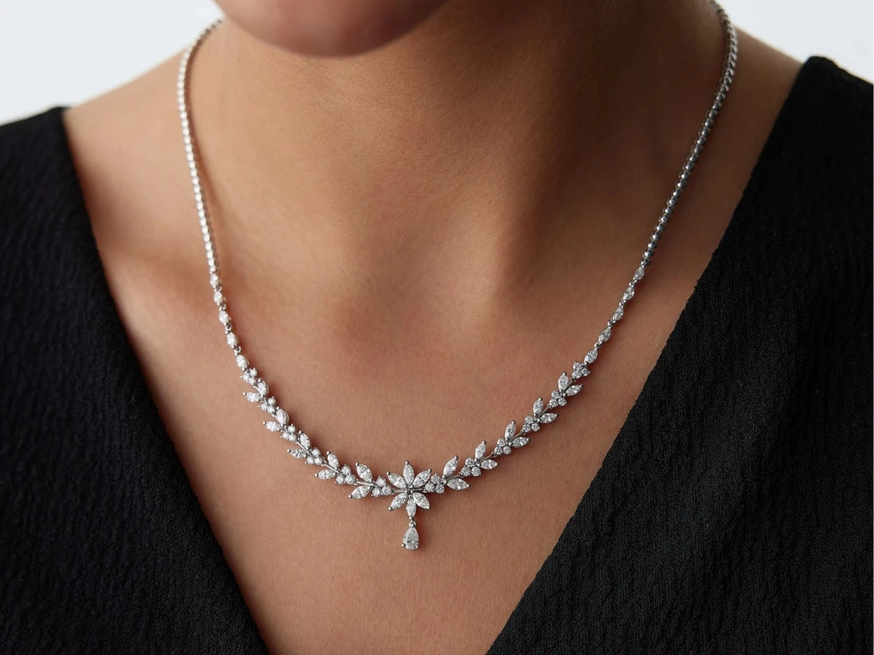 3,51 Karat Tasarım Pırlanta Gerdanlık