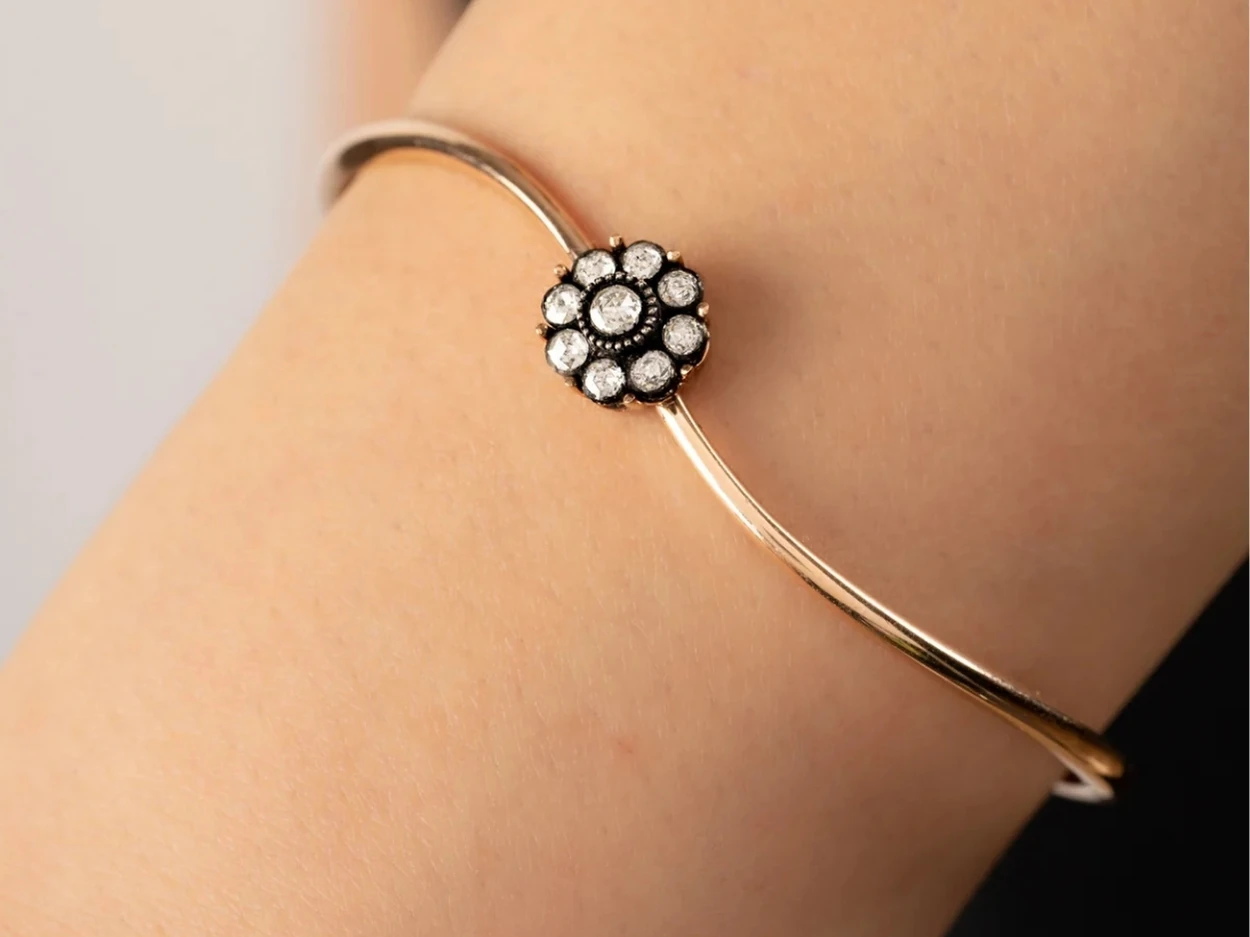 0,31 Karat Altın Elmas Bilezik