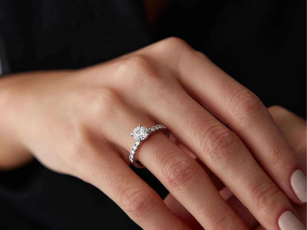 1,23 Karat Pırlanta Tektaş Yüzük